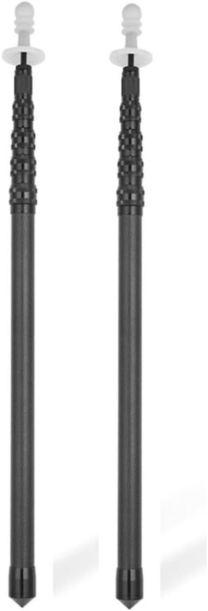 Camping Tentstok - Telescopische Paal - Luifel Ondersteunen - Verstelbare Hoogte - 270cm - Zwart