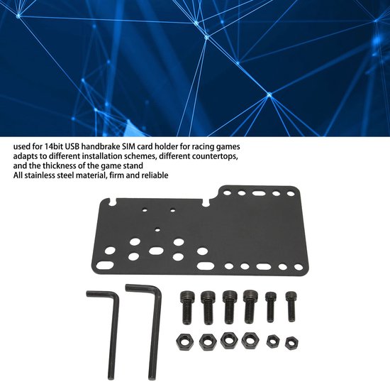Allecto - USB Handrem - Professionele Gaming Handrem - Geschikt voor PC Racing Games - Ideaal voor G27 G25 G29 T500 T300 van Merkloos — afbeelding 5