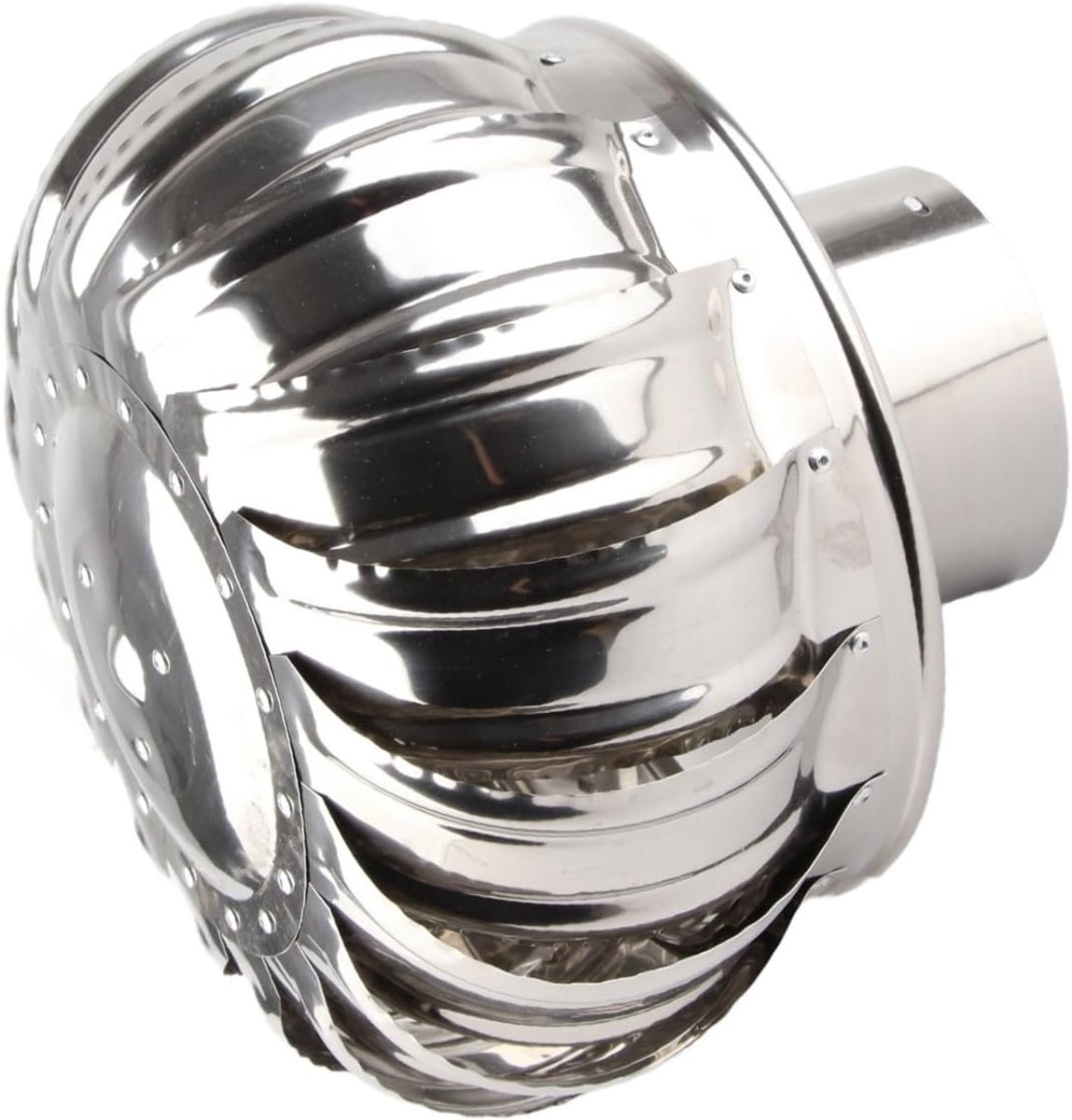 Dakventilator - Ventilator - Dakventilatie - Automatisch stil - 110 mm - Zilver