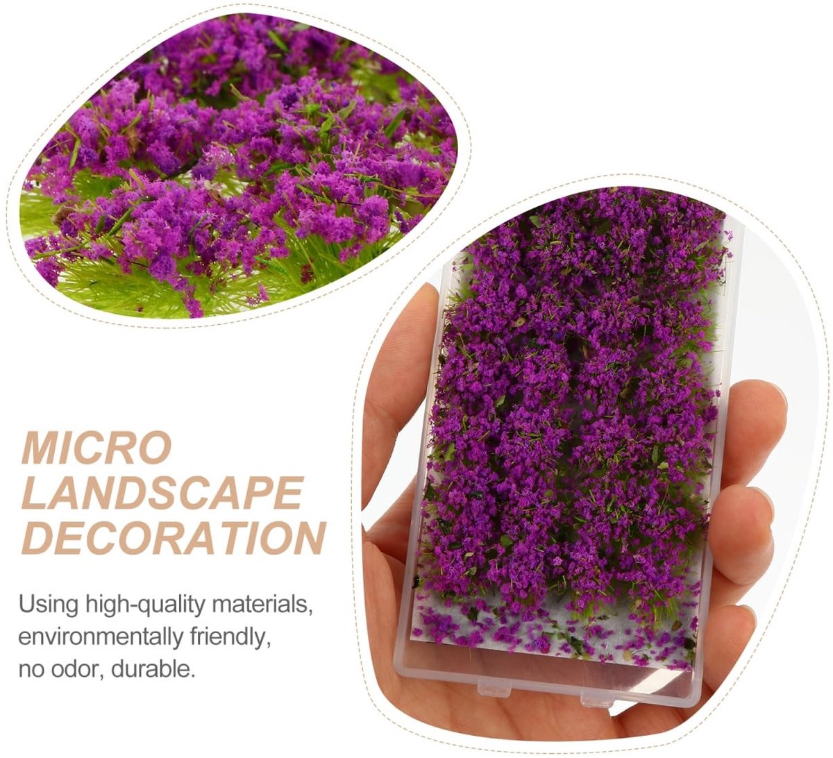 Dailygoods- Grasbundel Statische Miniatuur - Modelbouw - Tabletop - Landschapsarchitectuur - Decoratief - Compact Formaat - Miniatuurgras