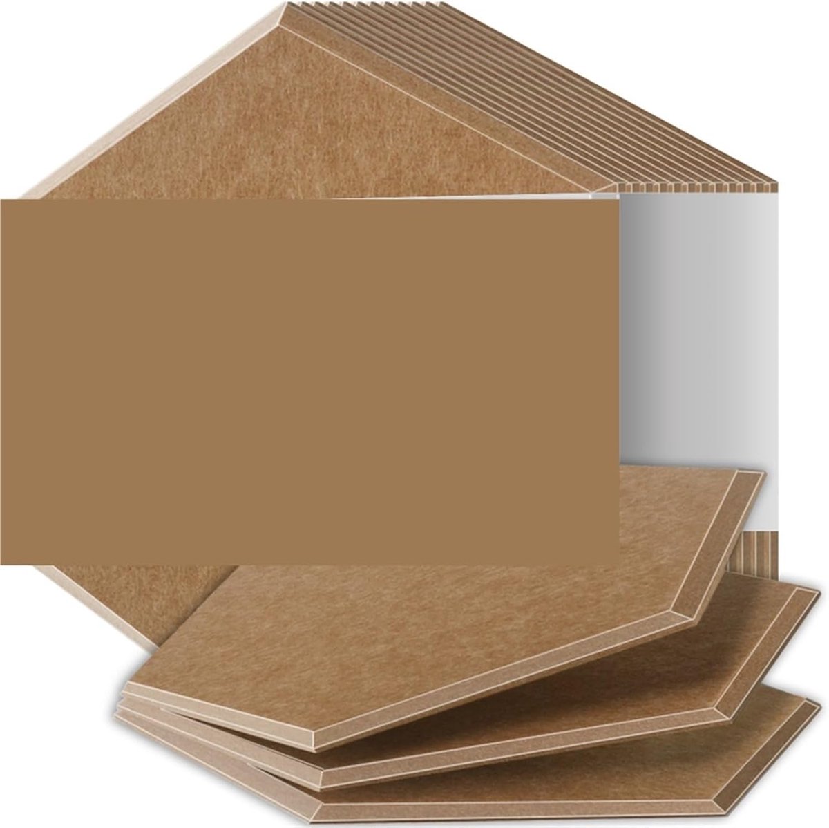 Akoestische panelen - Geluidsisolatieplaten - Studio verbeteren - Hoge dichtheid - 12 stuks - Bruin