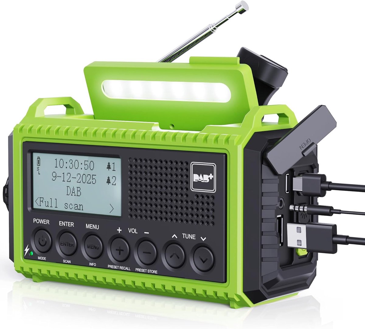 Bouwradio - Bouwplaatsradio Spatwaterdicht - Accu radio - radio apparaat