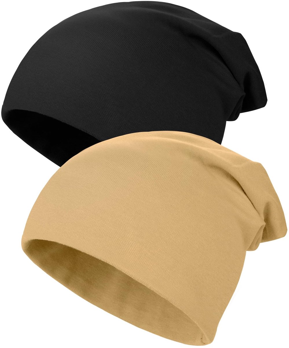 Dailygoods- Muts Dubbellaags - Zachte Wintermuts - Warme Kindermuts - Beanie voor Jongens/Meisjes - 2 Stuks - Ademend Materiaal