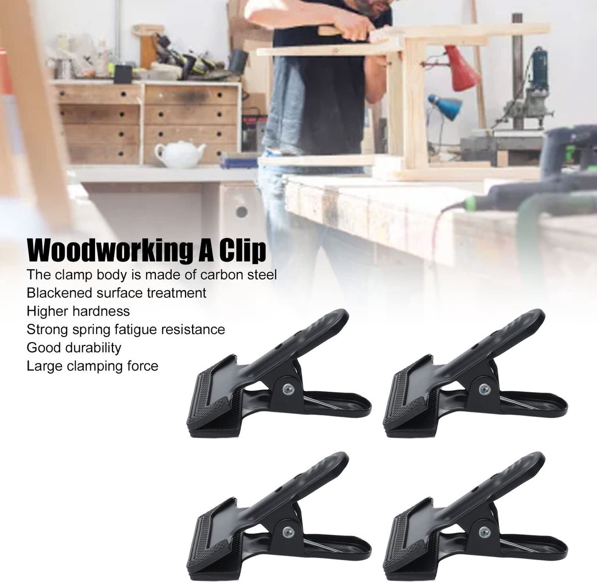 Dailygoods- Veerklemmen Set - Ergonomisch Handvat - Harde Grip Clips