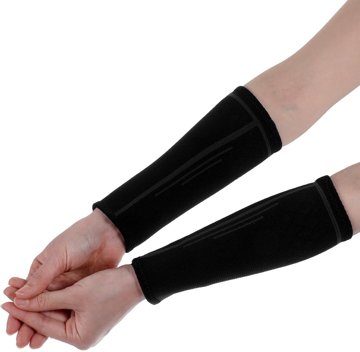 Dailygoods- Onderarmbescherming Zwart - Armwarmers - Volleybal