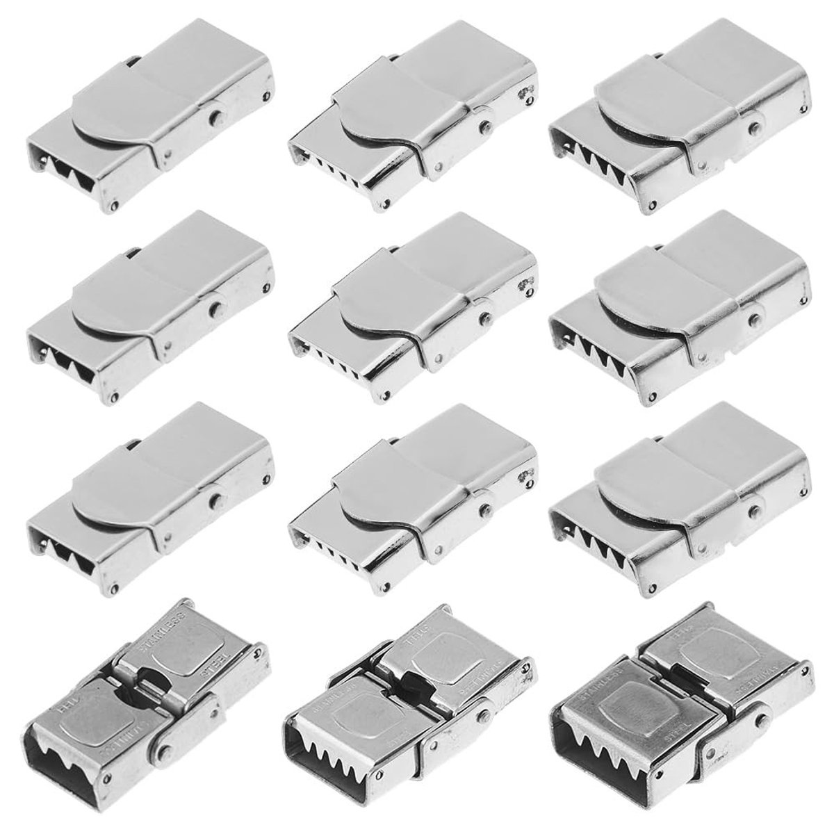 Dailygoods - Horloge Gespen voor Vervanging - Set van 12 Stuks