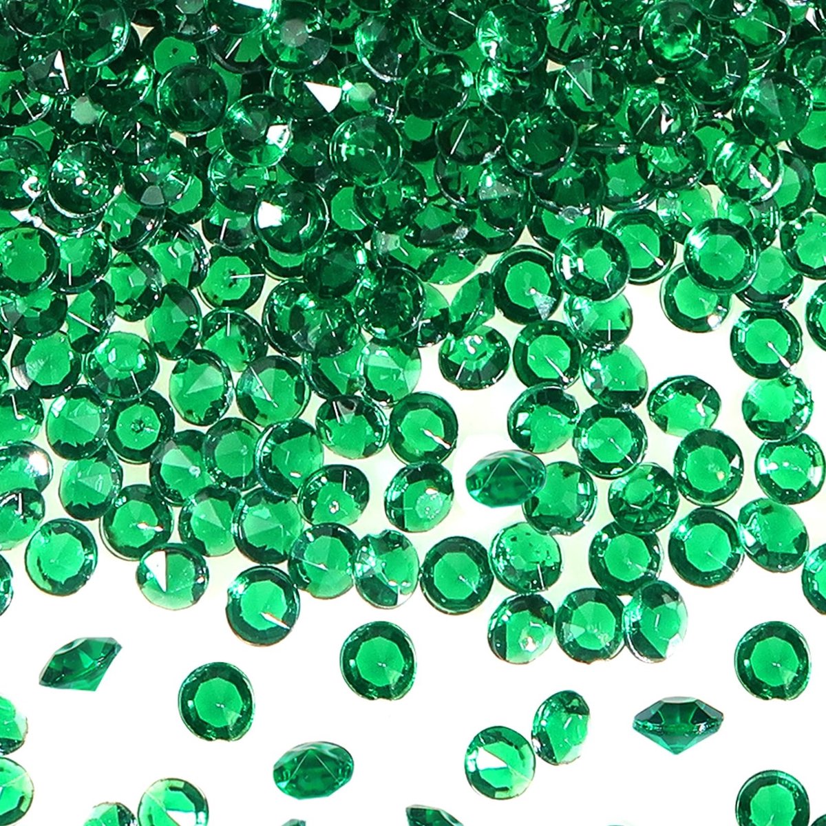 Dailygoods - 5000 Stuks Groen Acryl Kristallen Diamanten voor Tafeldecoratie