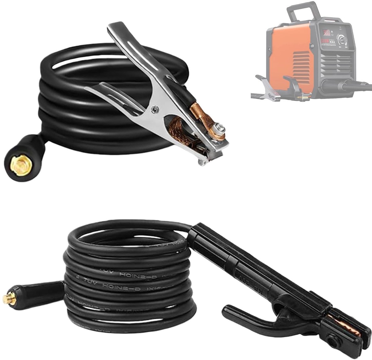Dailygoods - Laselektrodenhouder met Kabel voor Laswerkzaamheden