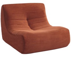 sweeek - Ribfluwele fauteuil 1 zitplaats - meerdere kleuren - sokol