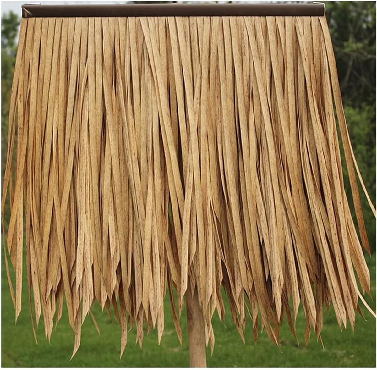 Synthetische Riet Tegels - Decoratief Stro - Dak Decoratie - Onderhoudsvrij Materiaal - 4 Stuks - Geel