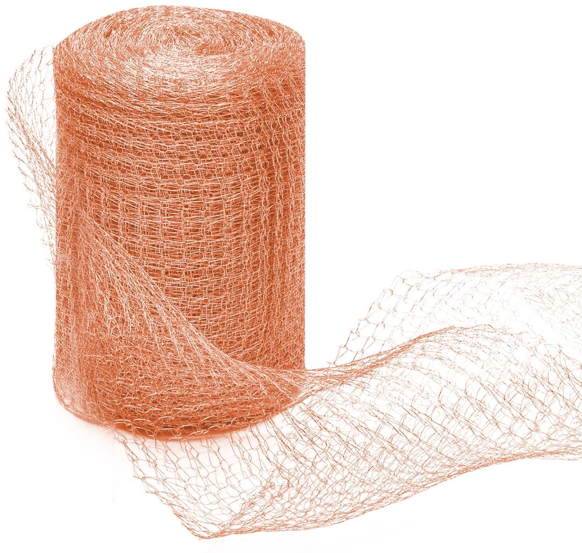 Dailygoods- Draadgaas Anti-slak - Koperen Tuinnet - Dubbellaags - 12,7 cm x 7 m - Schokbestendig - Uniforme Draaddiameter - Gaas