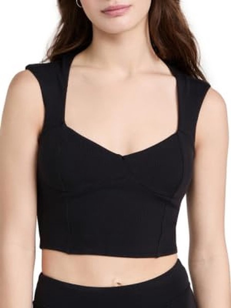 Dailygoods- Tanktop Dames - Mouwloos - Casual - Hartvormige Halslijn - Korte Lengte - Zacht en Comfortabel Materiaal - Top