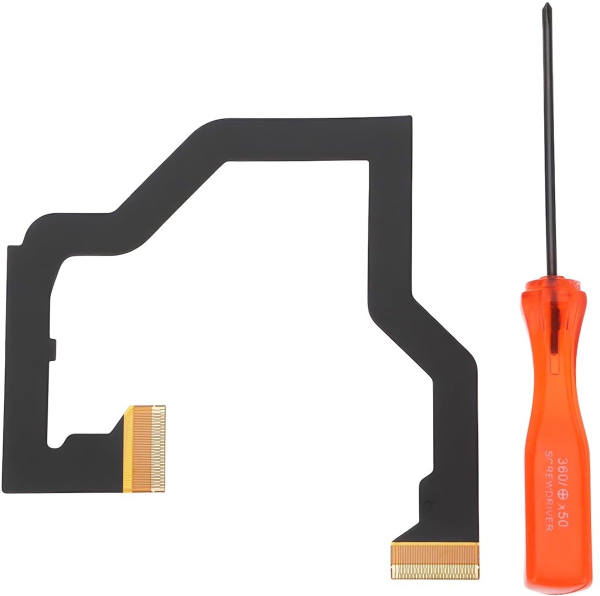 Dailygoods - Lintkabel voor LCD-scherm met Schroevendraaier voor Nintendo DS