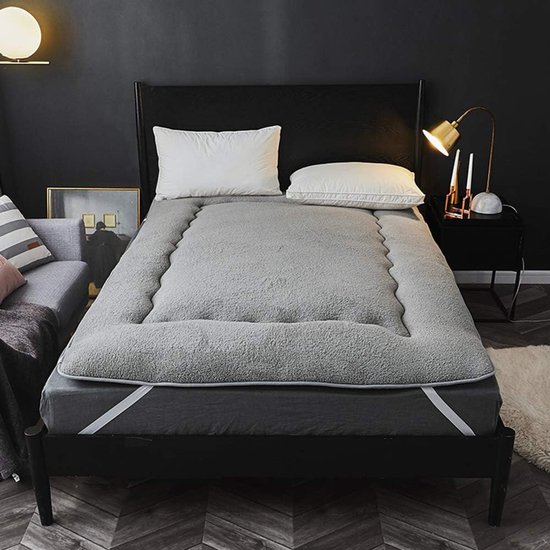 Japanse Futon Matras - Vloermatras Opvouwbaar - Comfortabel Slapen - Stevige Rugondersteuning - 90 x 200 cm - Kameel — afbeelding 5