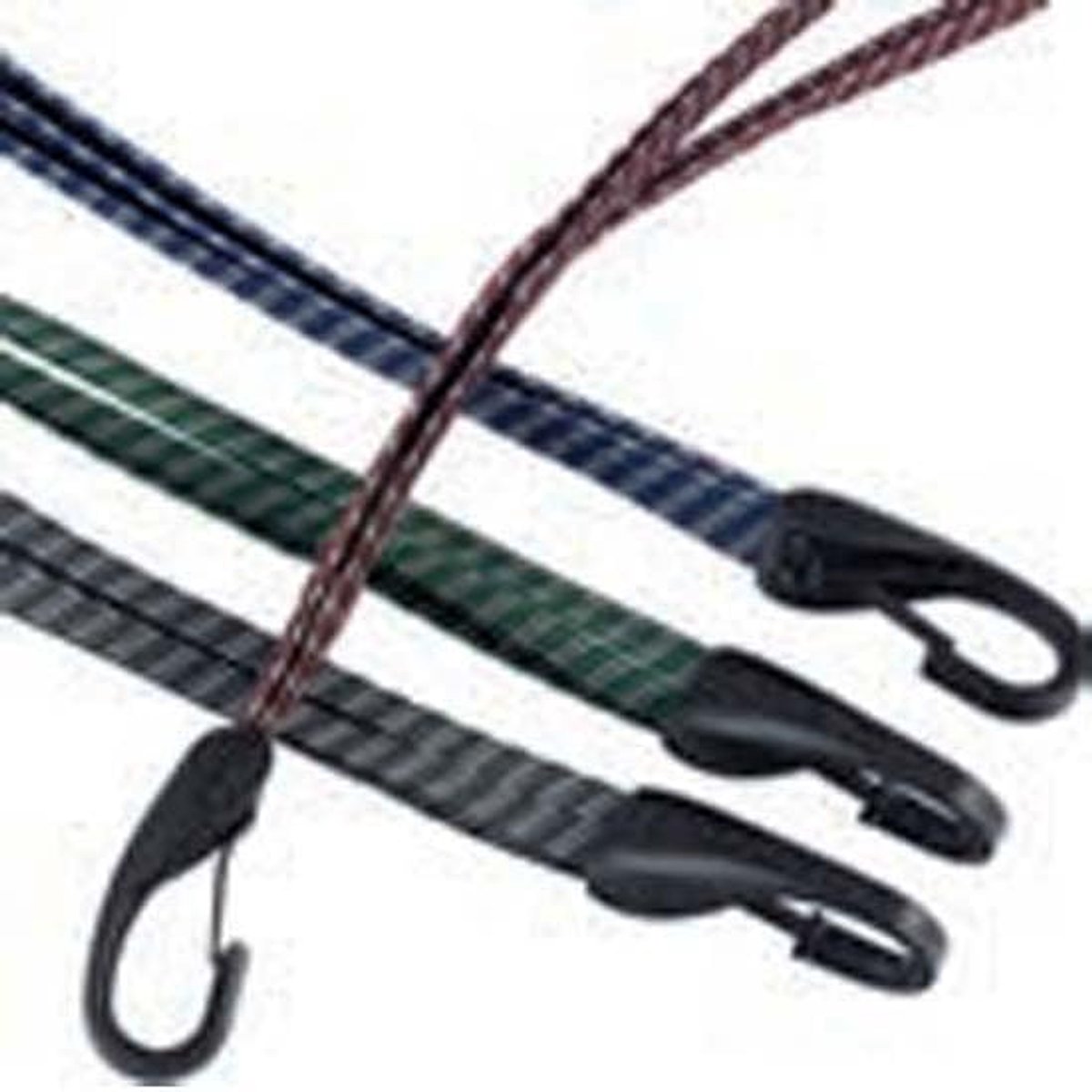 Spanband - Sjorband - Vastzetten lading - Met veiligheidshaken - 57 cm - Zwart