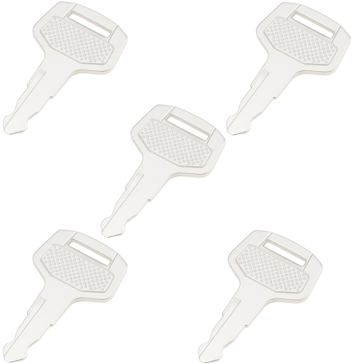 Dailygoods- Ontstekingssleutel 5-pack - Compatibel met Kubota BX Serie - Duurzaam - Betrouwbare werking - Vervangingssleutel - Slijtvaste metalen constructie - Contactsleutel