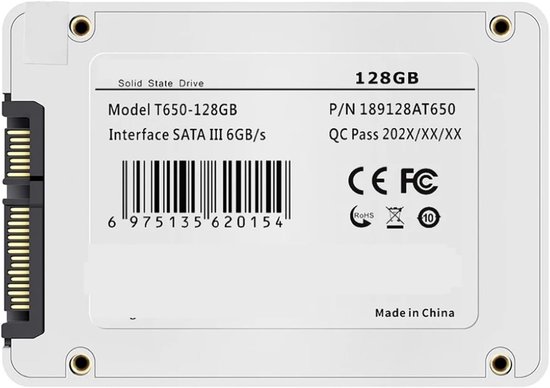 Interne SSD - Harde Schijf - Opslag Uitbreiden - SATA III Interface - 2.5 inch - Zwart — afbeelding 3