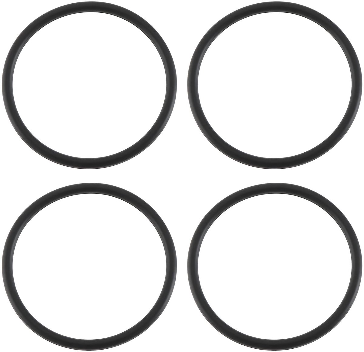 Dailygoods- Stofzuiger O-ring 4 Stuks - Afdichtring - Compatibel met Karcher WV 2/WV 5 - Binnendiameter 21 mm - Buitendiameter 24 mm - Dikte 1,5 mm
