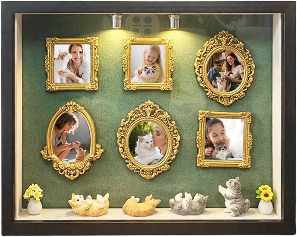 Decoratieve displaybox - Mini museum - Herinneringen tonen - Modulaire constructie - 21.7 