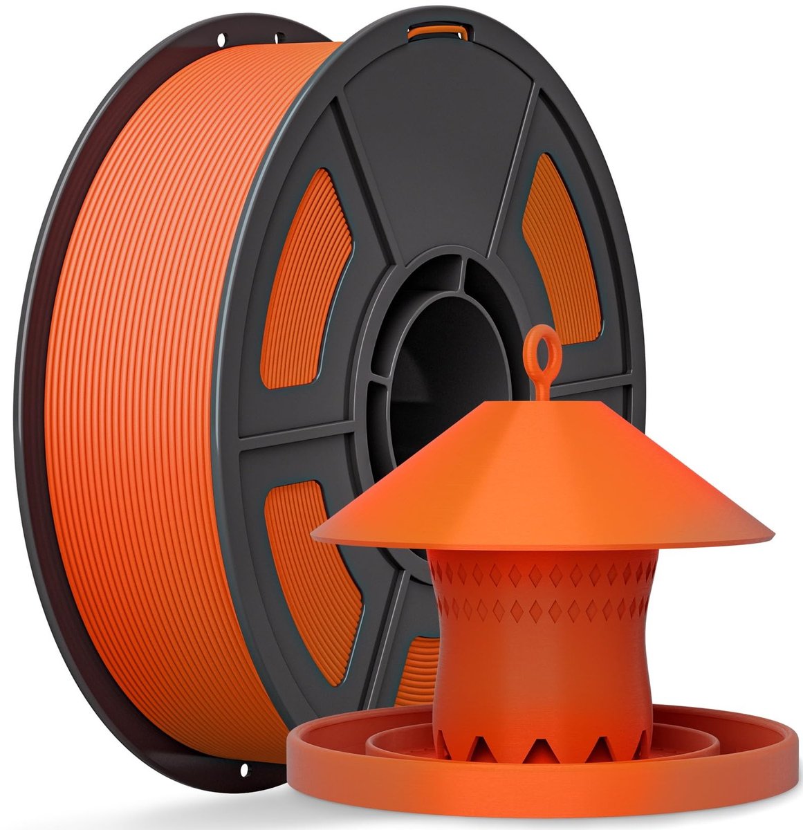 ASA Filament 1.75mm 1KG - UV-bestendig - Hittebestendig - Maatnauwkeurigheid +/- 0.02 mm - Oranje - Geschikt voor 3D-printen - 3d-printer Filament
