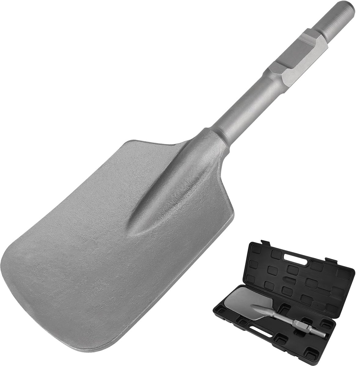 Schopbeitel SDS HEX - Brede beitel - Grond verwijderen - Hoge sterkte staal - 135 x 440 mm - Metaal