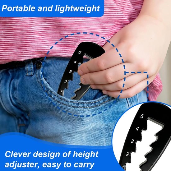 Solidchoice- Golf Tees Hoogte Tool - 2 Stuks - Hoogteverstelling - Golf Accessoires - Kunststof - Lichtgewicht en Duurzaam - Golfaccessoires van Solidchoice — afbeelding 2