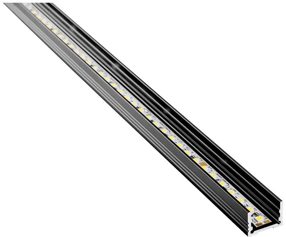 Barthelme 62399201_9005 BARdolino LED-profiel Aluminium (l x b x h) 1000 x 18.4 x 13 mm 1 m
