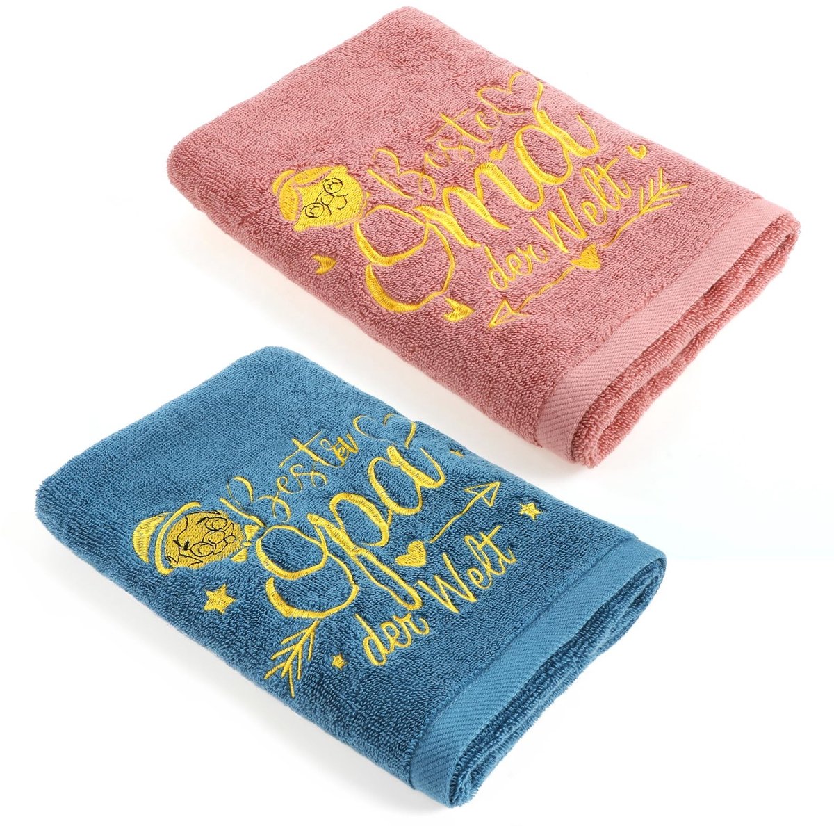 Dailygoods- Handdoek Verjaardagscadeau - Cadeaus van Oma/Opa - Handdoeken - Geschenk - Verjaardag - Cadeau