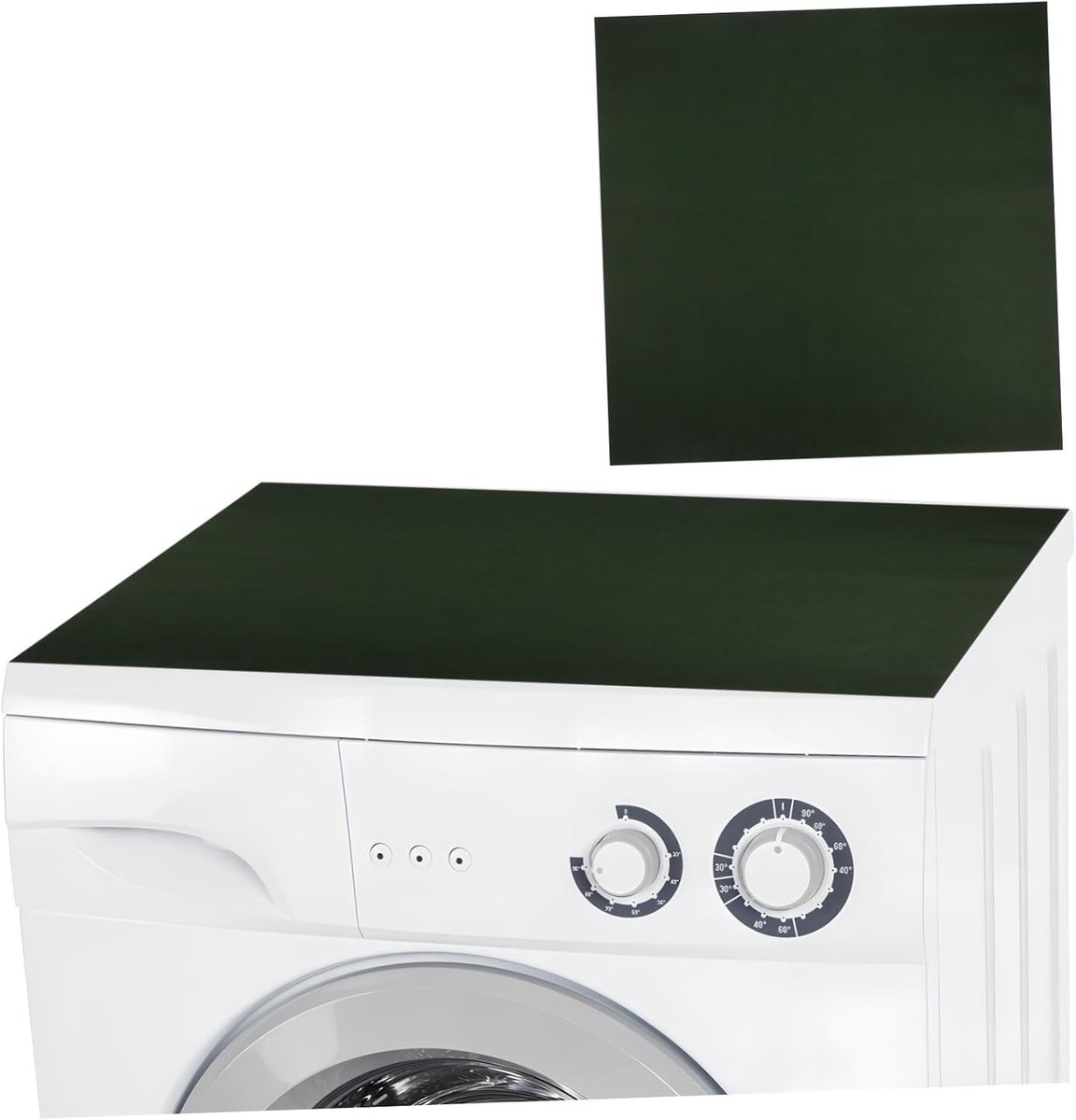 Wasmachinehoes Pad Apparaat Beschermmat Apparaten Beschermen Omvattende Bescherming 60 x 60 cm Groen