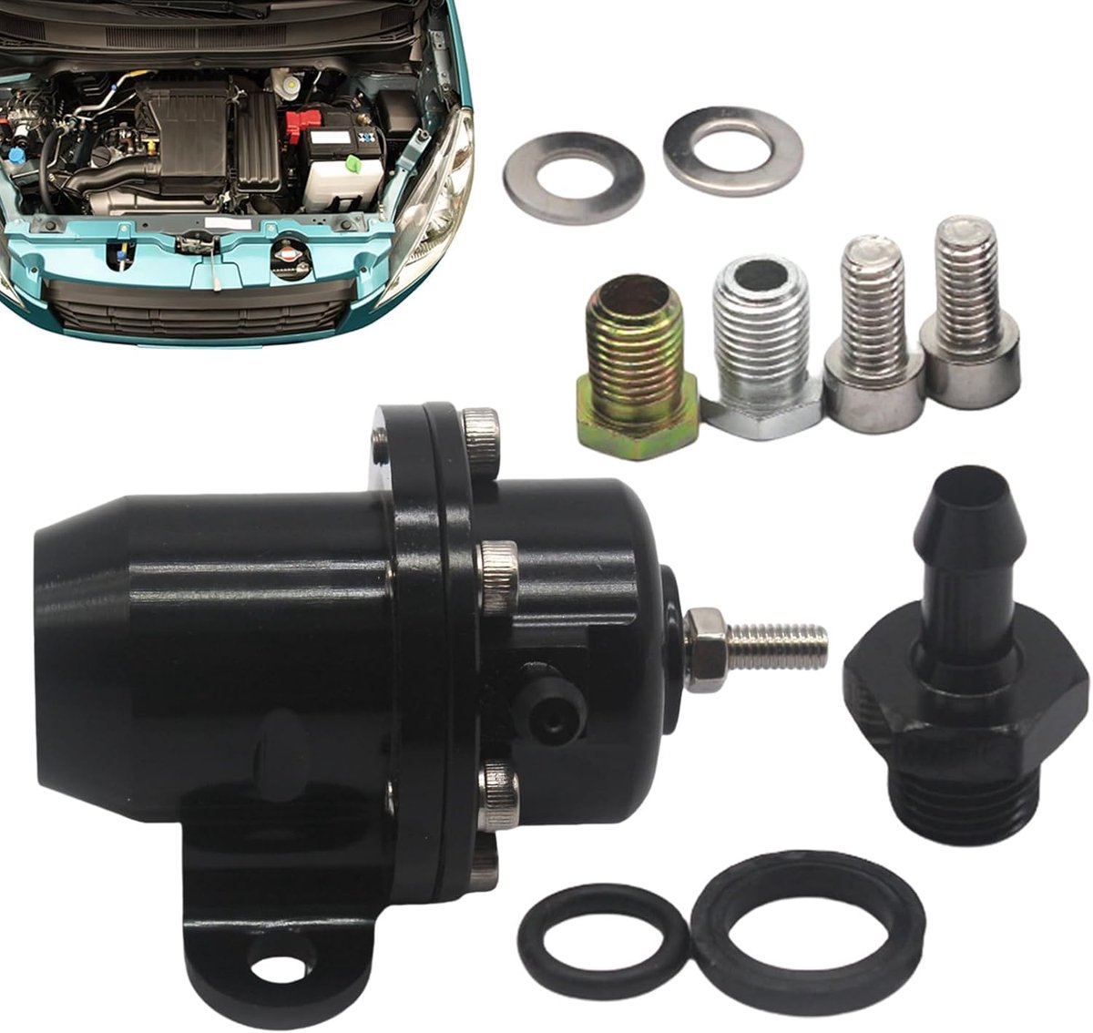 Olie Regulator Booster - Verstelbaar Ventiel - Motoronderhoud Optimaliseren - Hoge Drukbes