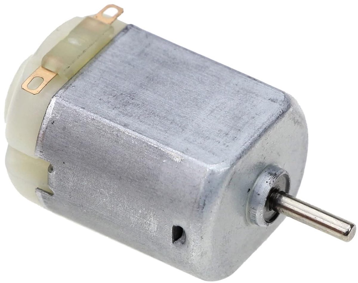 Kleine Elektrische Motor - Hobby Motor Miniatuur - Modelbouw Projecten - Laag Geluidsniveau - 1-6V - Metaal