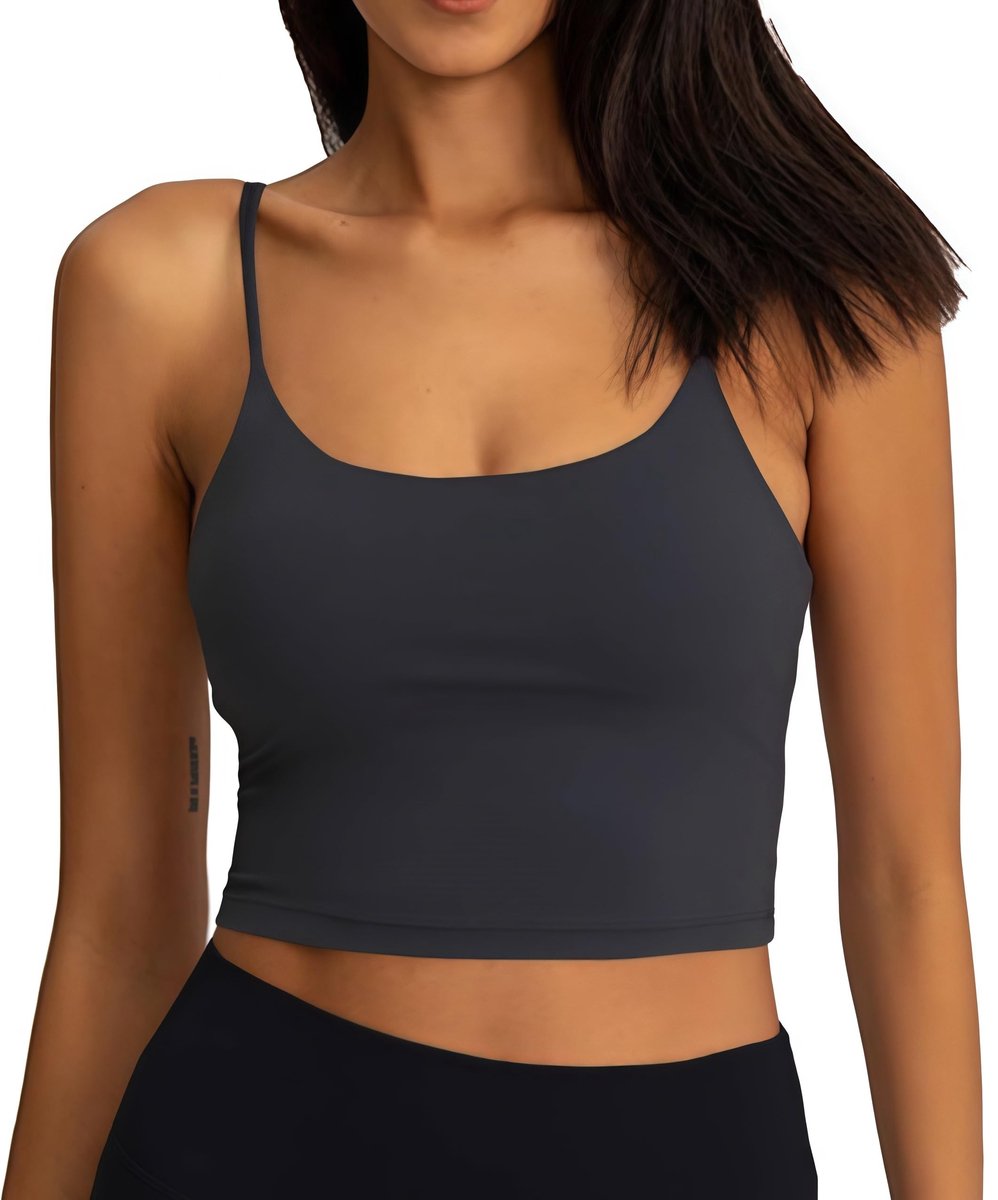 Dailygoods- Sporttanktop Ademend - Mouwloos - Casual - Korte Tanktop - Spaghettibandjes - Huidvriendelijk - Lichtgewicht
