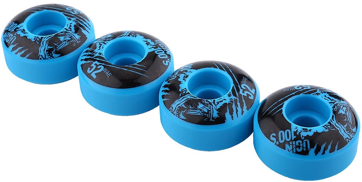 Skateboard Wielen Cruiser Wielen Straat Skaten Hoge Veerkracht PU 52×30 mm