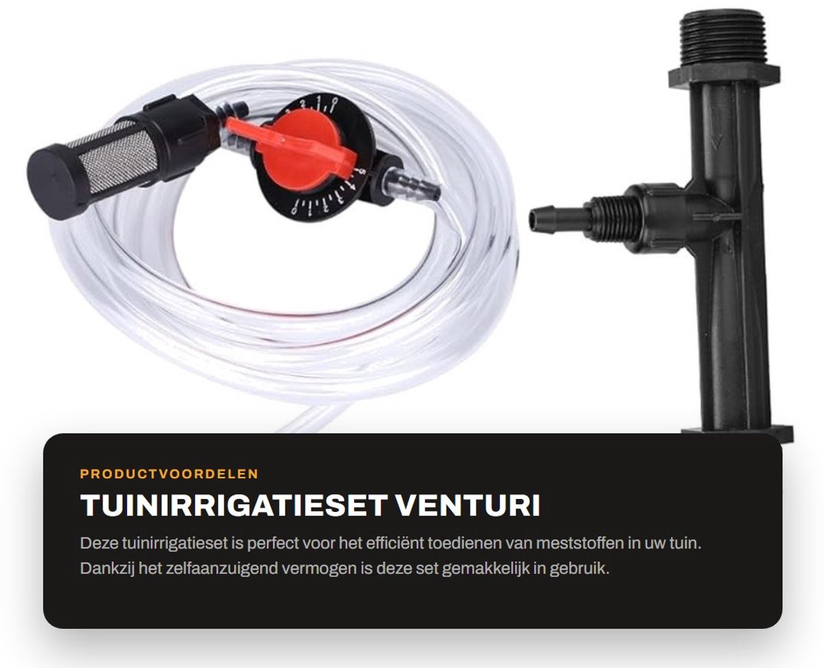 Dailygoods - Tuinirrigatieset Venturi Meststofinjectieschakelaar