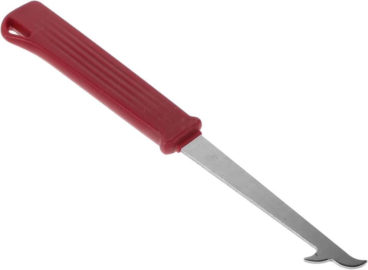Bandenreiniger Haak - Profielreiniger Steenverwijderaar - Banden Onderhoud - Gerichte Grind Verwijdering - 21.5 cm Lengte - Rood