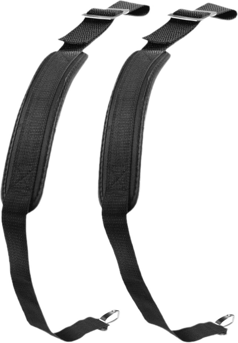 Rugspuit Schouderbanden - Druksproeier Riemen - Comfortabel Dragen - Ergonomisch Dik Gewatteerd - 2 stuks - Zwart