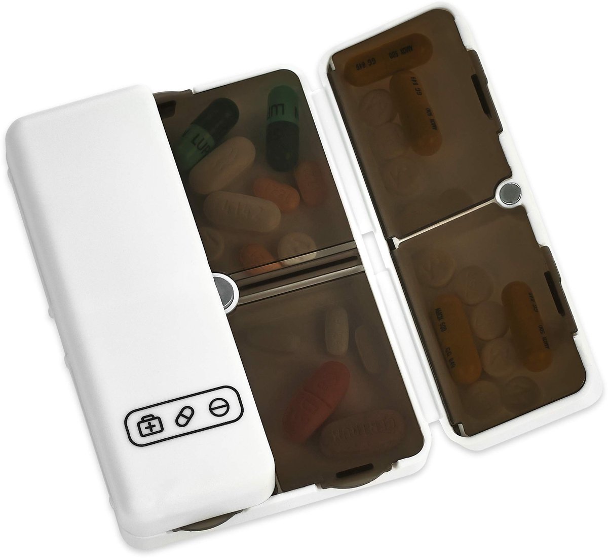 Dailygoods - Magnetische Opvouwbare Pillendoos - 7-Daagse Organizer
