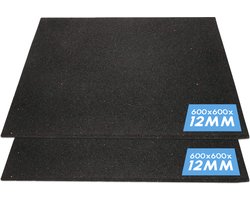 Bodo® 2 x Anti Trillingsmat Wasmachine en droger - 60x60x1.2cm