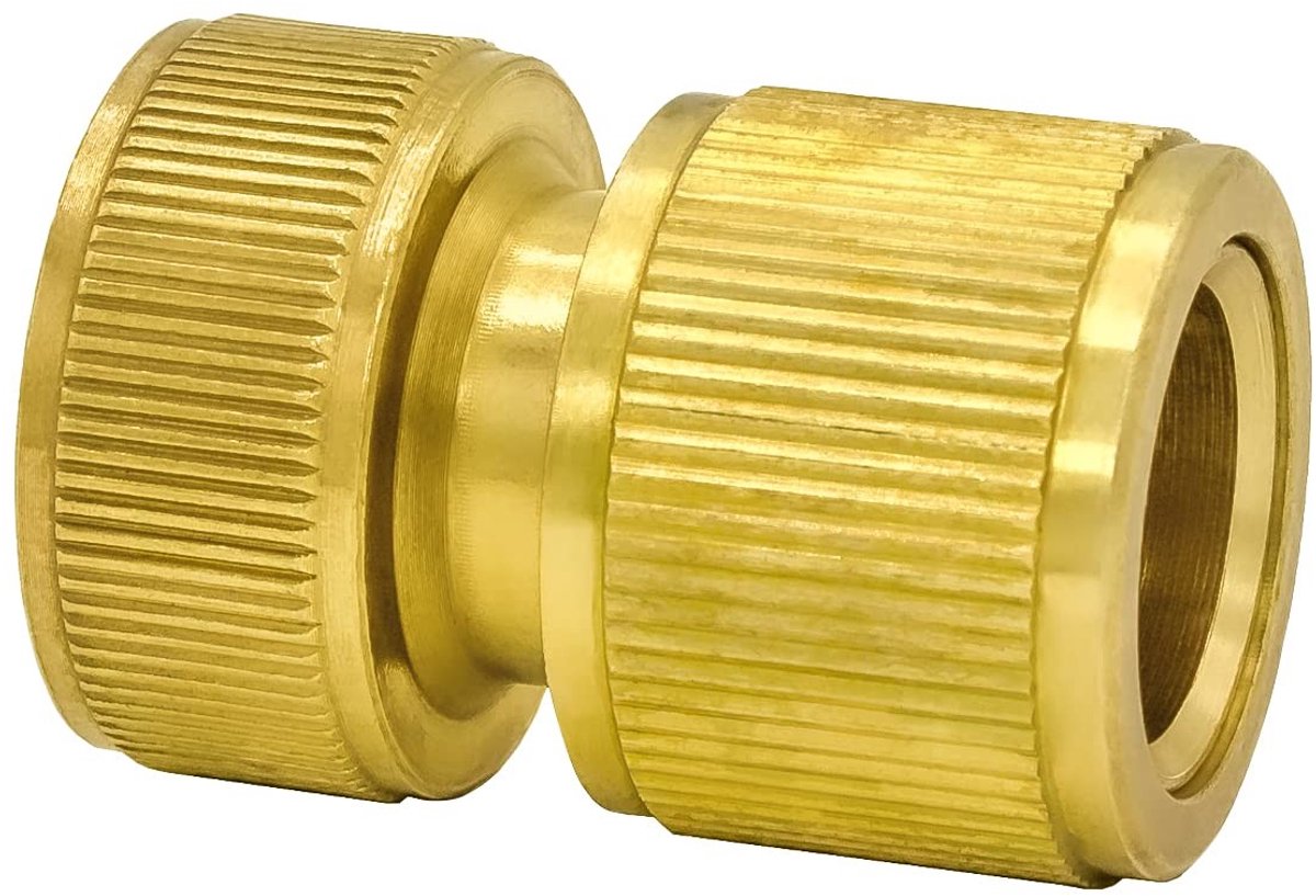 Dailygoods - Steeksysteem Kraanaansluiting met Slangkoppeling - 3/4" Binnendraad Messing