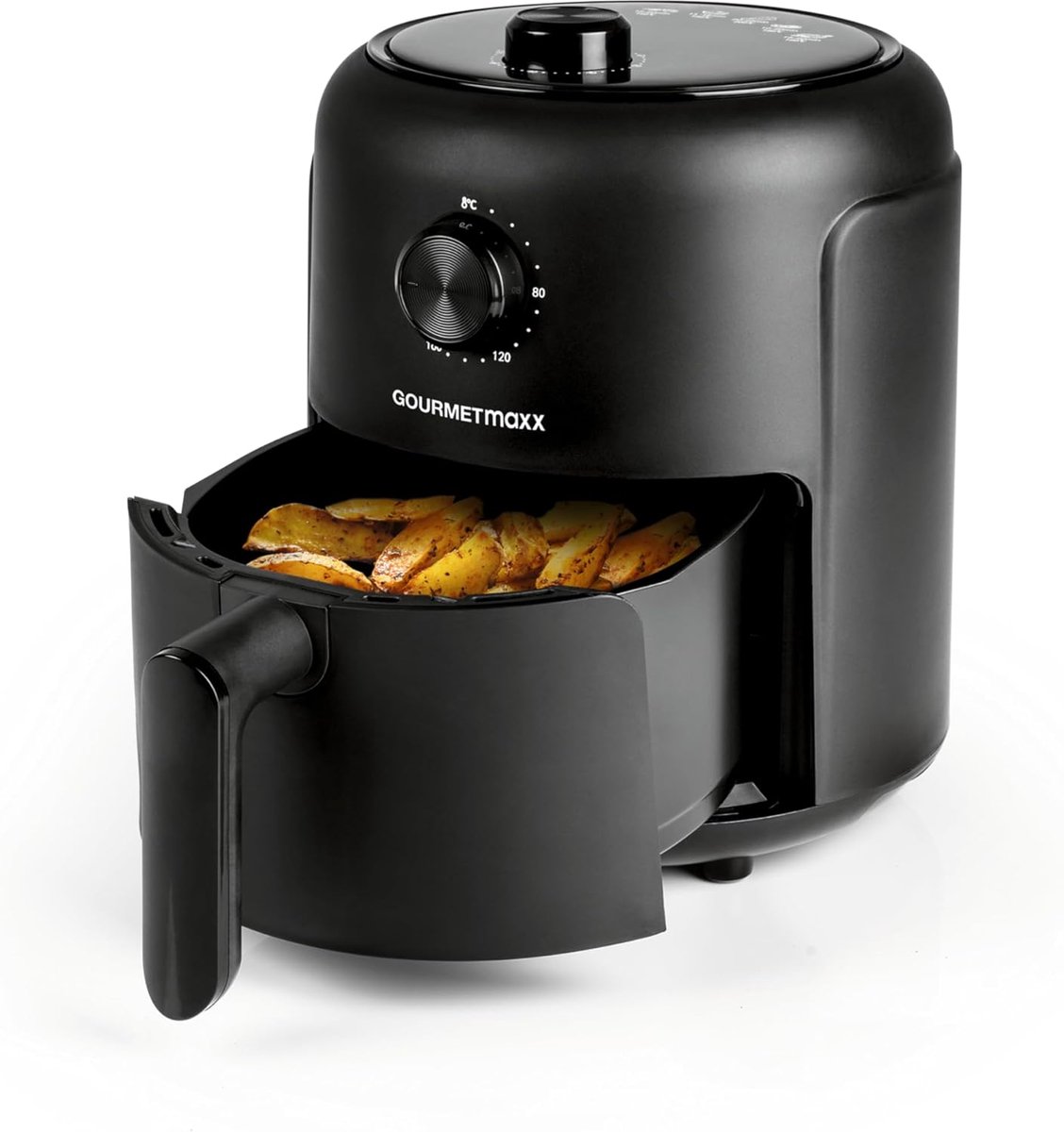Heteluchtfriteuse - Mini oven - Gezond Frituren - 8 Functies - 2.3 Liter - Zwart