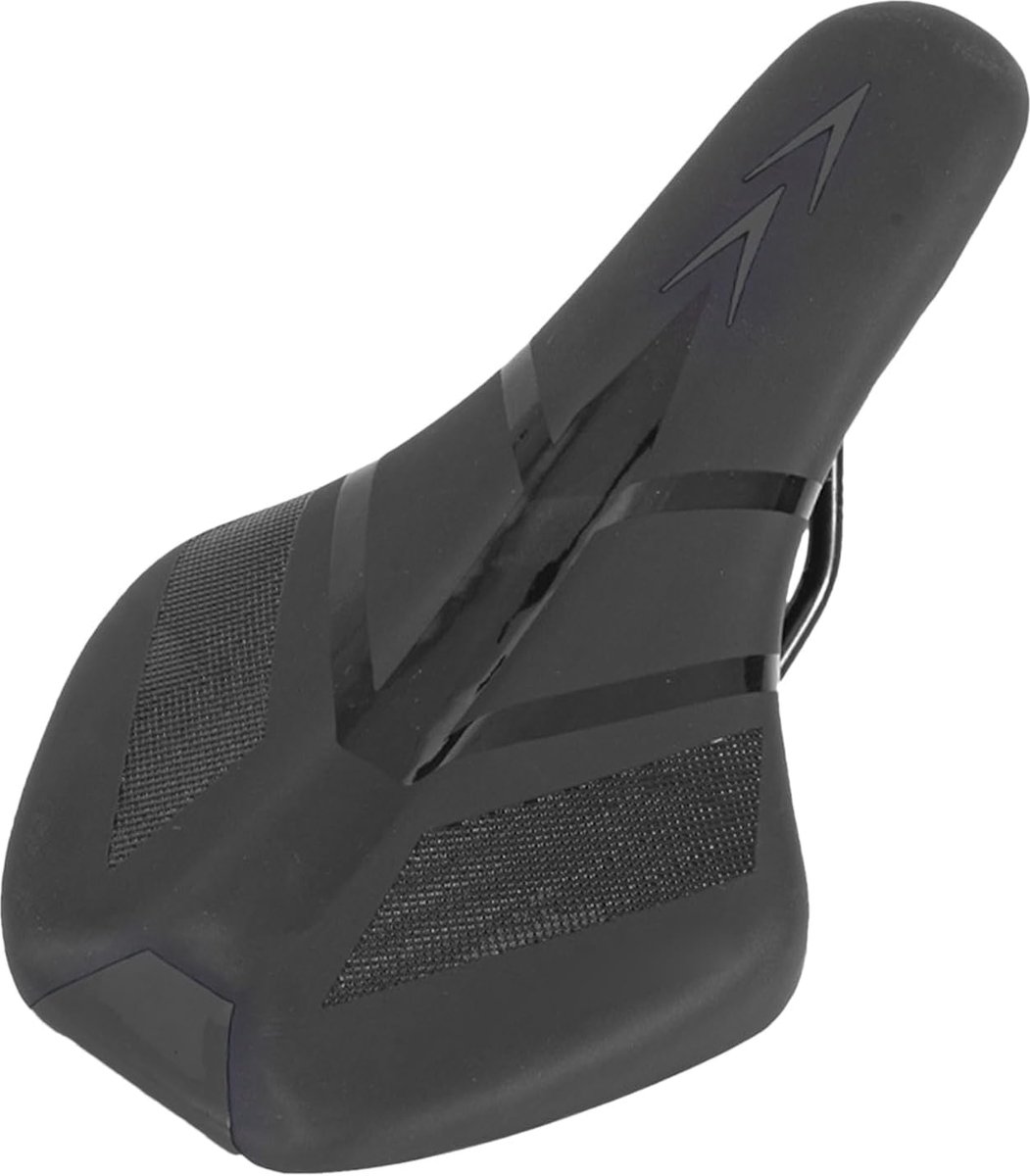 Fietszadelkussen - Zitkussen - Comfortabel Fietsen - Ergonomisch Design - 24 x 14.5 cm - Zwart