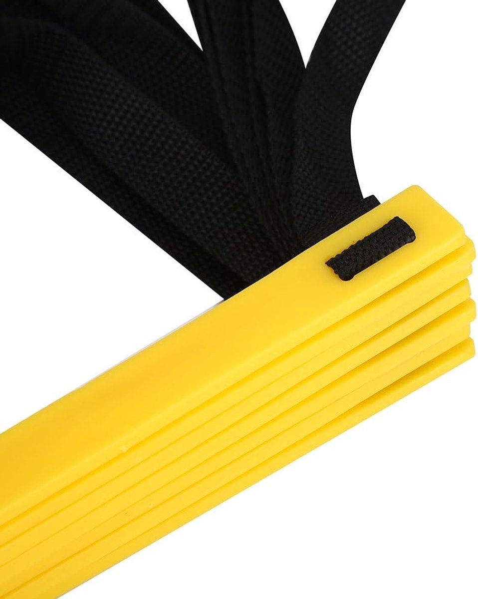 Speed Ladder - Snelheidstraining Ladder - Atletische Vaardigheden Verbeteren - Duurzaam Impactplastic - 35 meter - Geel
