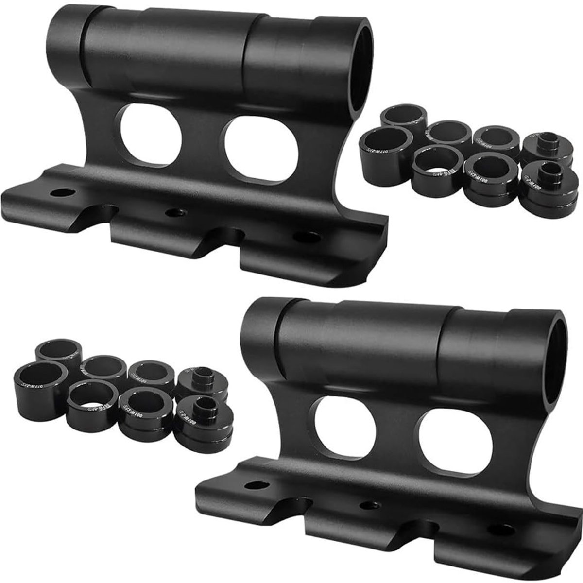 Dailygoods - 2-Pack Fietsvorkbeugel met Aluminium Snelspanadapters