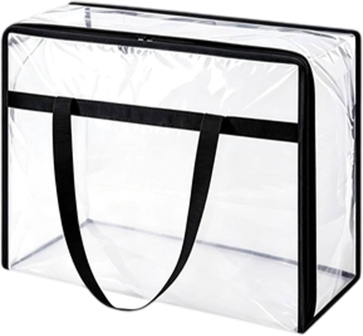 Opbergzakken met rits - Opvouwbare container - Kast organiseren - Waterdicht en stofdicht - 40L capaciteit - Transparant