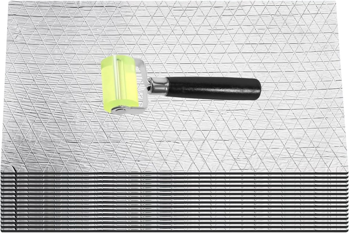 Geluiddempend Materiaal - Geluidsisolatie Mat - Auto Geluidsreductie - Precisie Akoestisch Ontwerp - 41x26 Centimeter - Zwart
