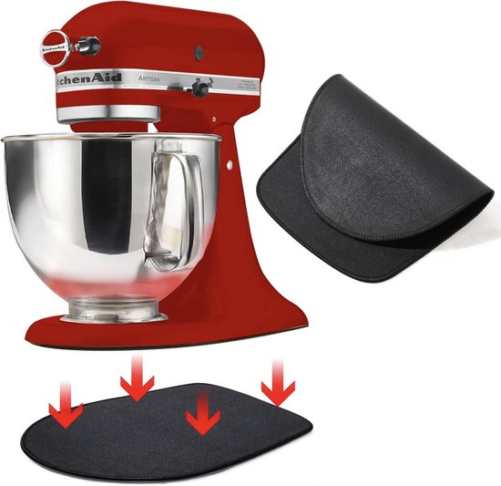 KitchenAid Mixer Schuifmat - Universele Glijmat voor Keukenmixer 4.3L - 4.8L - Mixer Schuifplank & Verplaatsingsmat - Zwart van KitchenAid — afbeelding 4