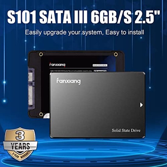 Interne SSD - Solid State Drive - Computer Upgrade - SATA III 6 Gb/s - 2 TB - Zwart — afbeelding 2