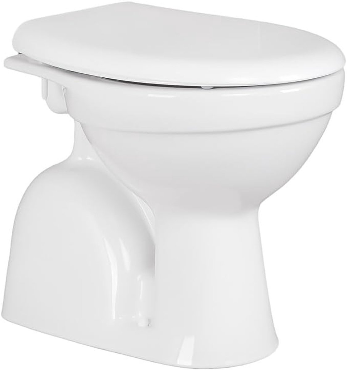 Douche-toilet met bidet - Staand toilet - Hygiënisch reinigen - Geïntegreerde Taharet functie - 54 x 36 x 40 cm