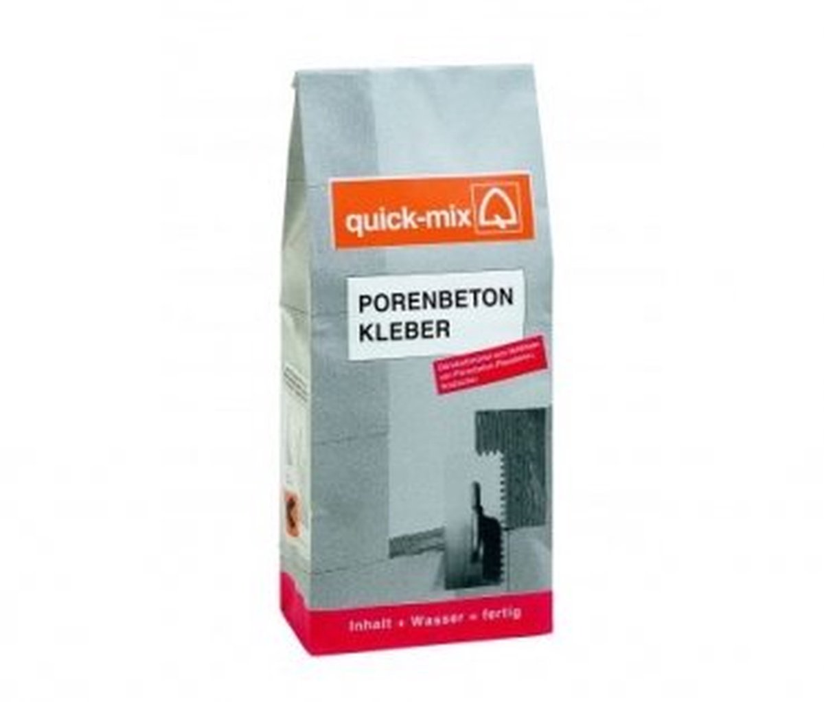 Betonlijm - Cellenbetonlijm - Muren Bouwen - Sneldrogend - 10 kg - Grijs