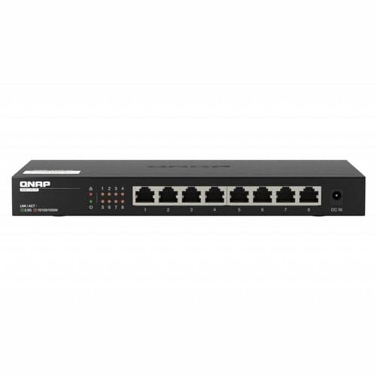 Netwerk Switch - Ethernet Hub - Snelle Netwerkverbinding - 8 Poorten 2.5GbE - 8 Poorts - Zwart